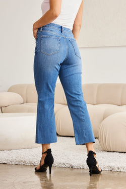 Pantalones vaqueros de cintura alta con control de abdomen y talla grande RFM Mini Mia