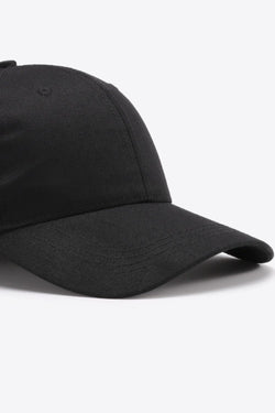 Gorra de béisbol de algodón ajustable y sencilla