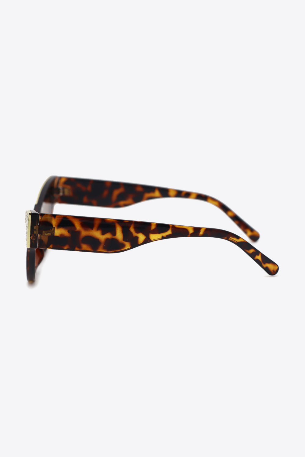 Gafas de sol de ojo de gato con ribete de diamantes de imitación y protección UV400