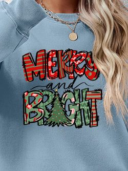 MERRY AND BRIGHT Long Sleeve Sweatshirt