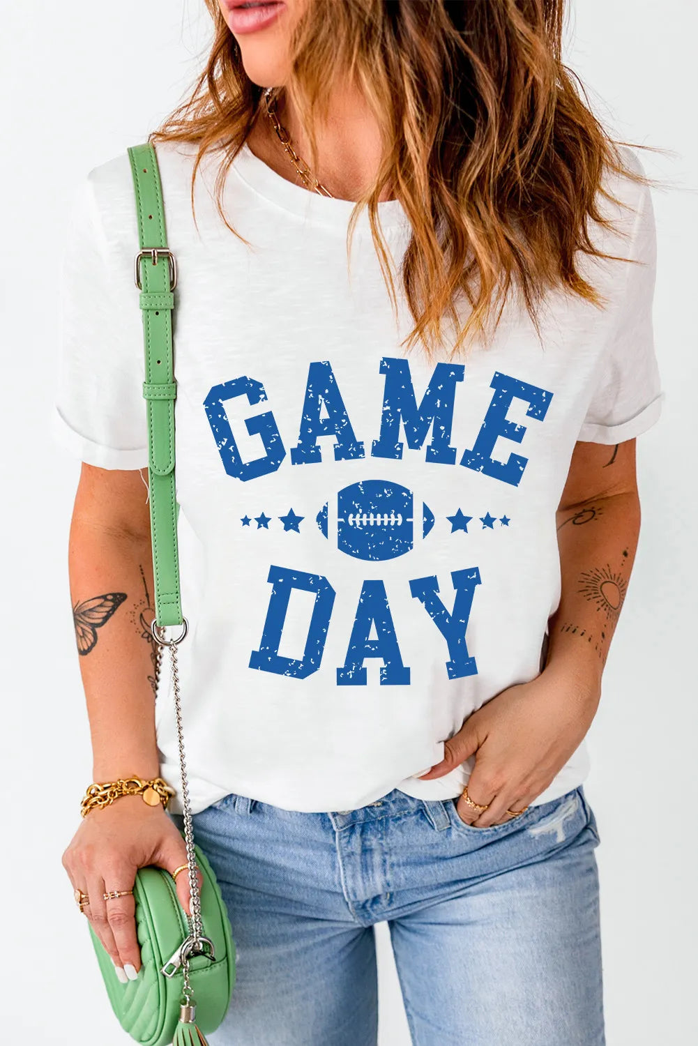 Camiseta de manga corta y cuello redondo GAME DAY