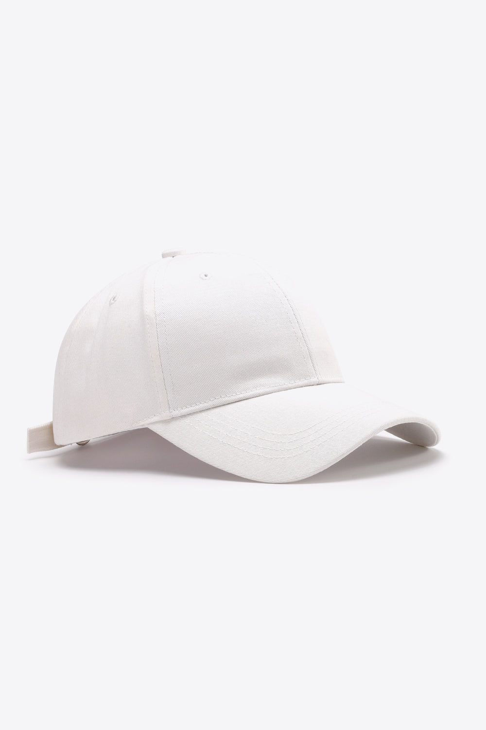 Gorra de béisbol de algodón ajustable y sencilla