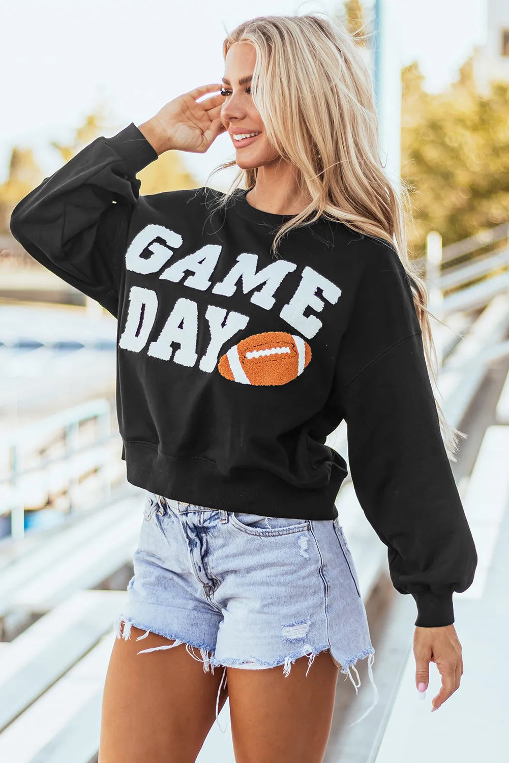 Sudadera de manga larga y cuello redondo GAME DAY