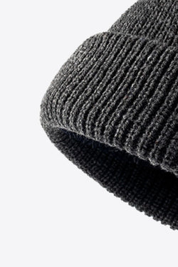 Calling For Winter Rib-Knit Beanie