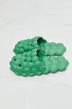 Sandalias NOOK JOI Laid Back Bubble en color verde