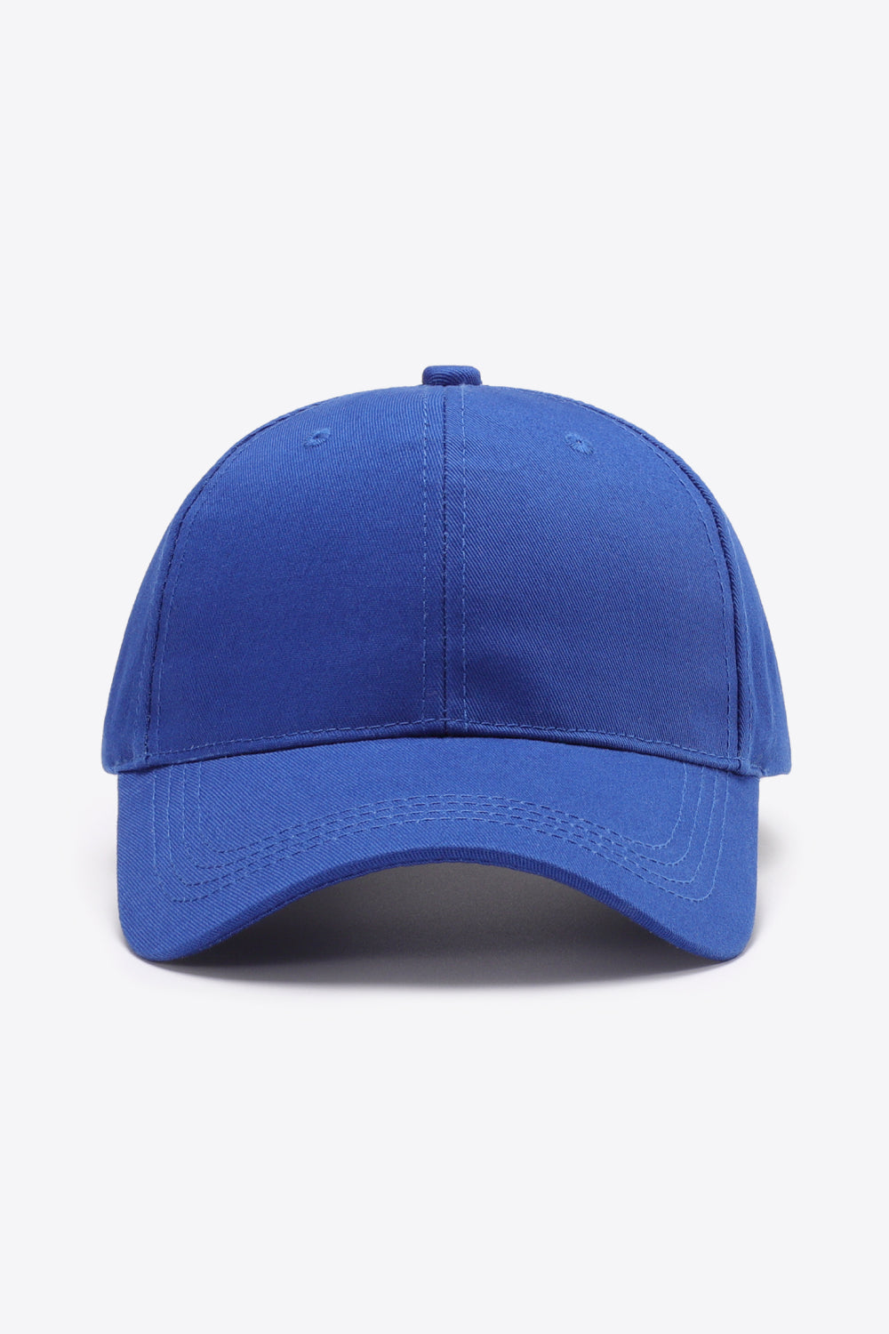 Gorra de béisbol de algodón ajustable y sencilla