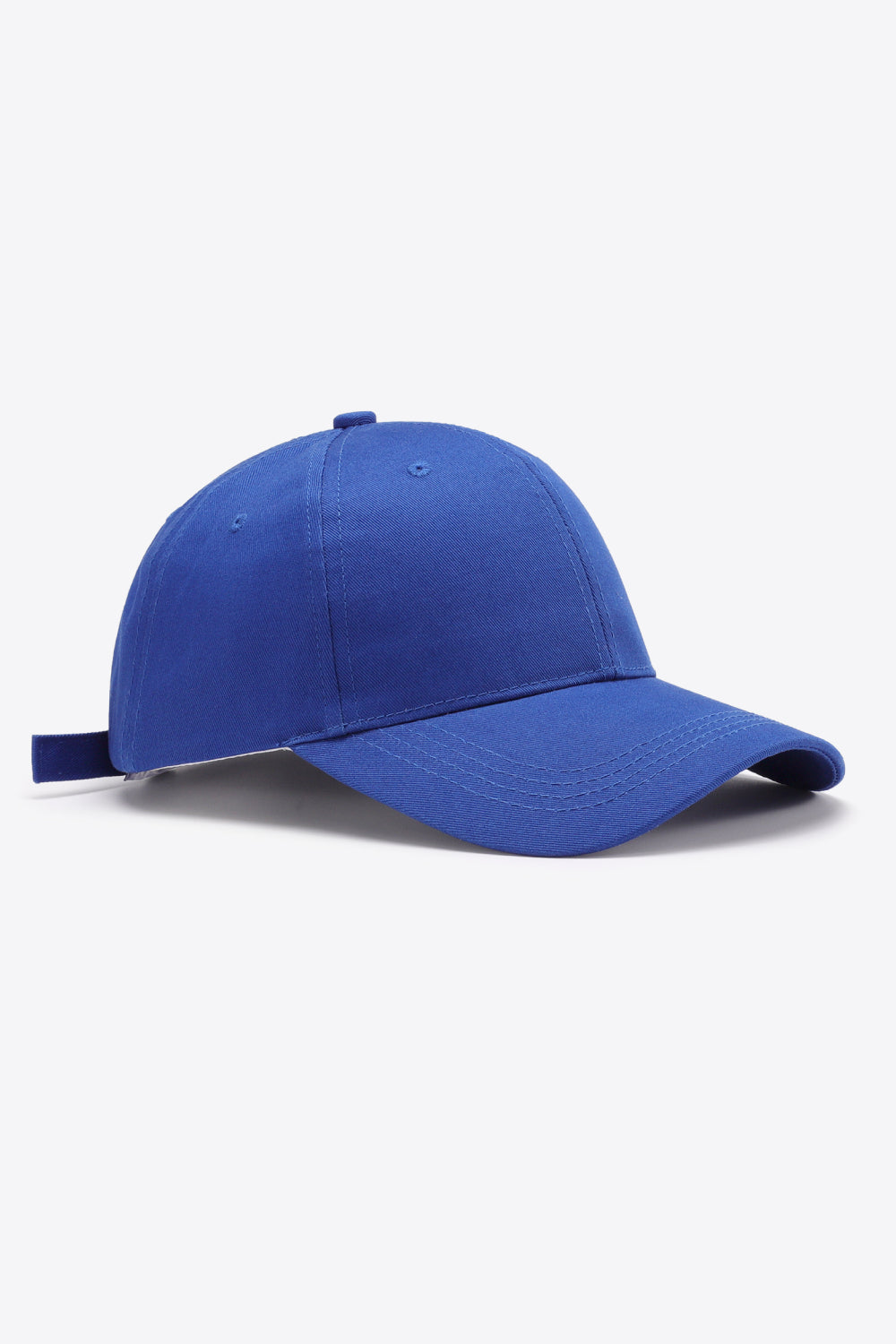 Gorra de béisbol de algodón ajustable y sencilla