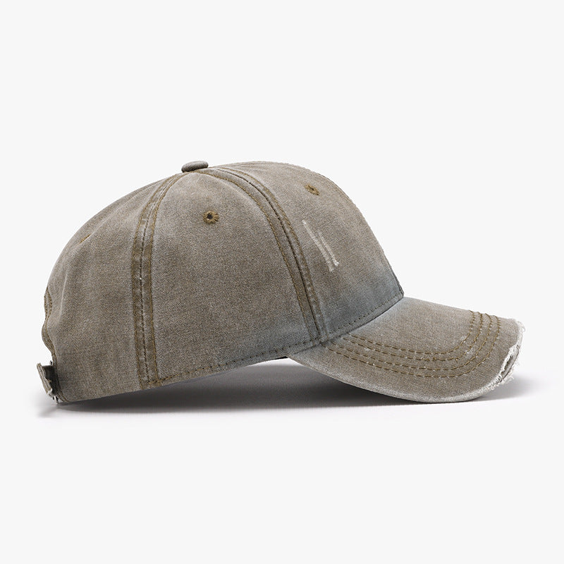 Gorra de béisbol ajustable desgastada y lavada