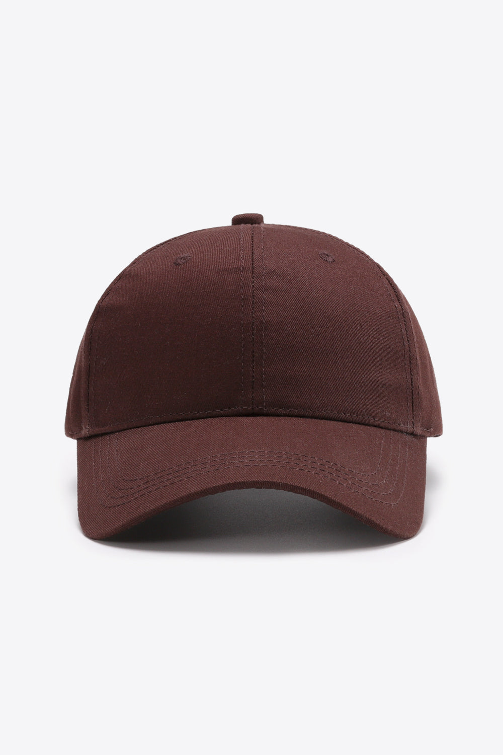 Gorra de béisbol de algodón ajustable y sencilla