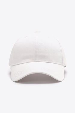 Gorra de béisbol de algodón ajustable y sencilla