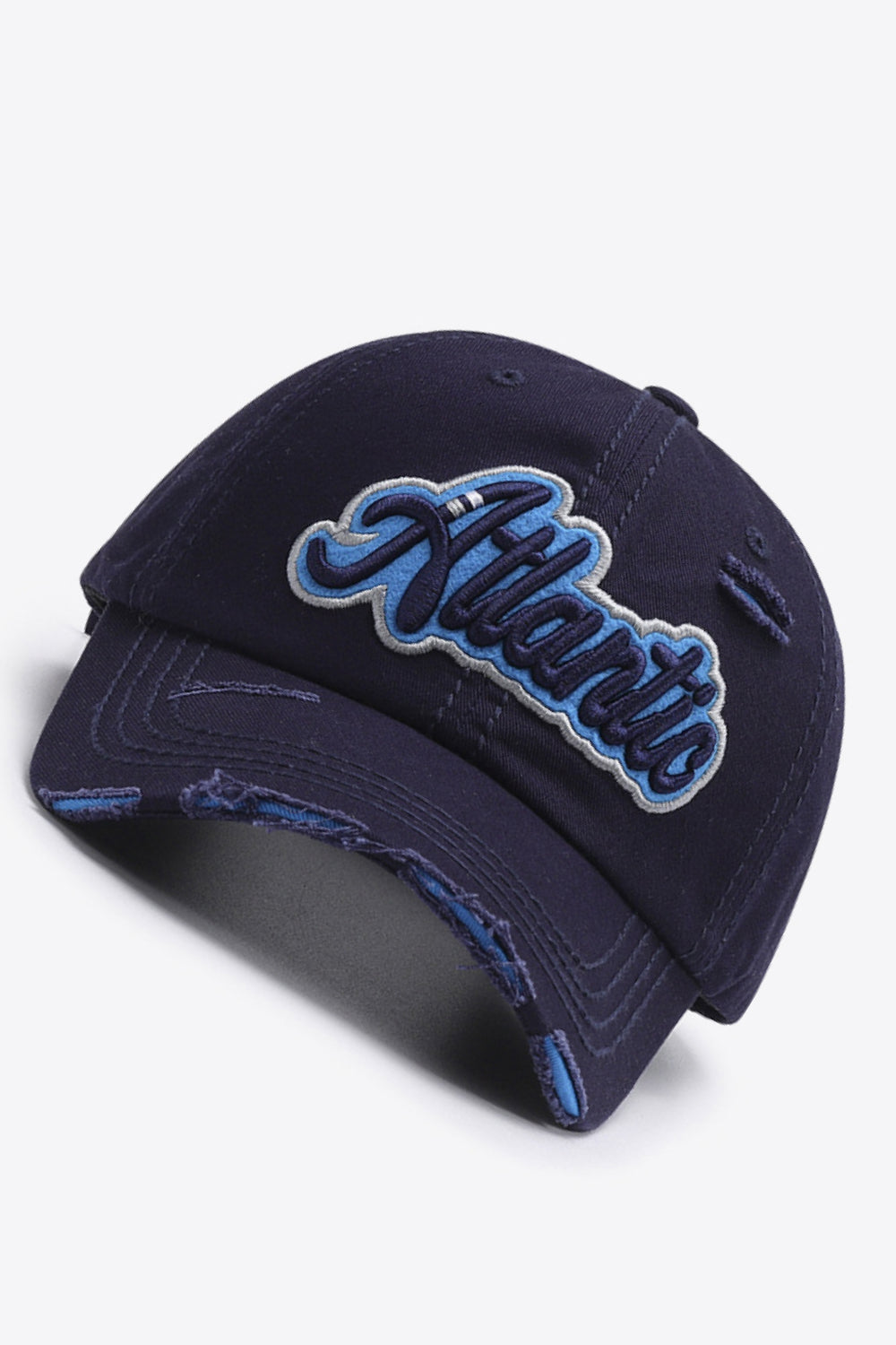 Gorra de béisbol desgastada con gráfico ATLANTIC