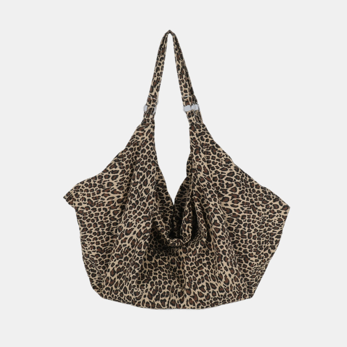 Bolsa de poliéster con estampado de leopardo