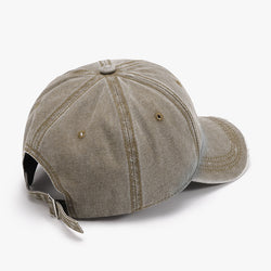 Gorra de béisbol ajustable desgastada y lavada