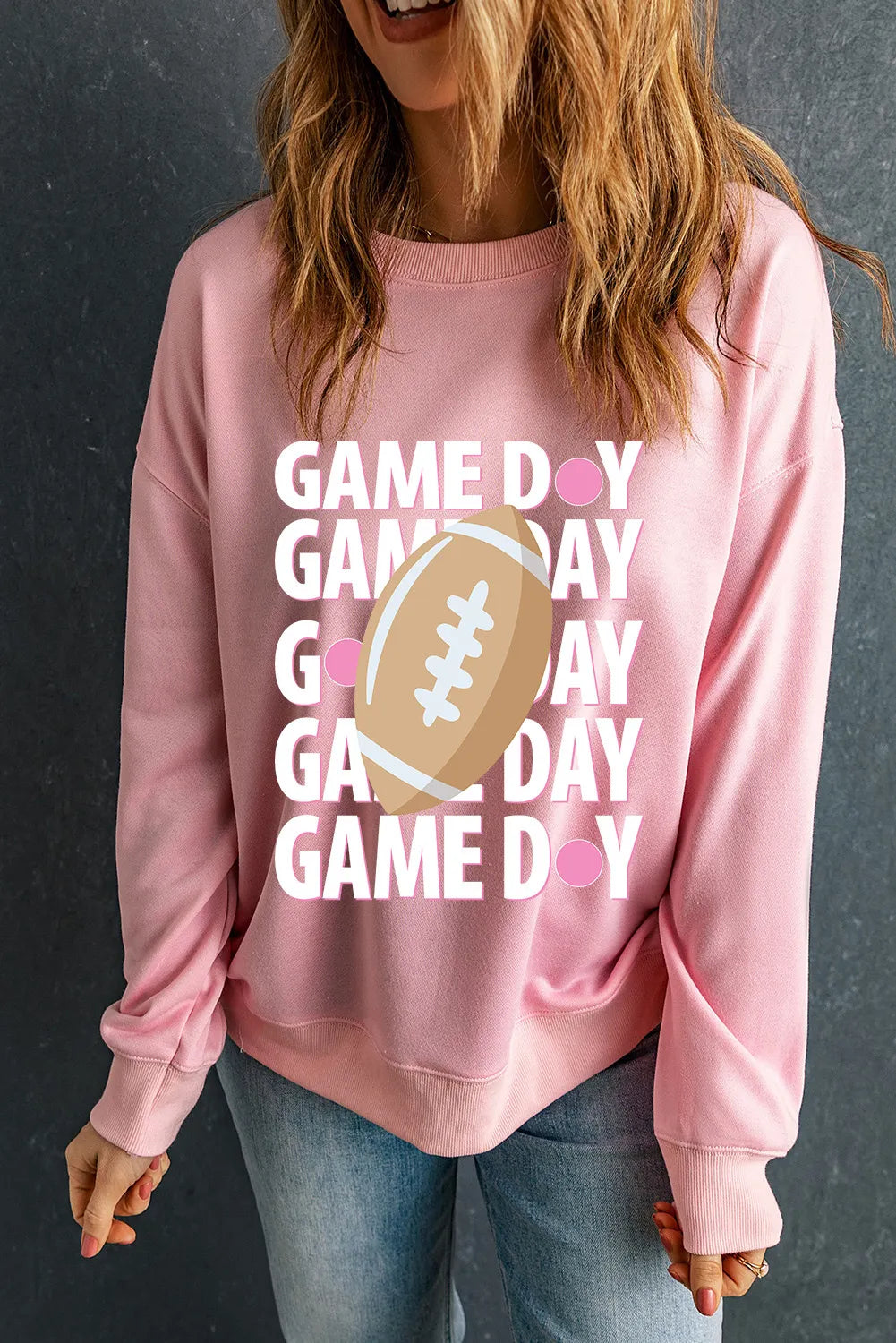 Sudadera de manga larga y cuello redondo GAME DAY