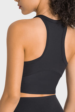 Millennia Racerback Cropped Sports Tank