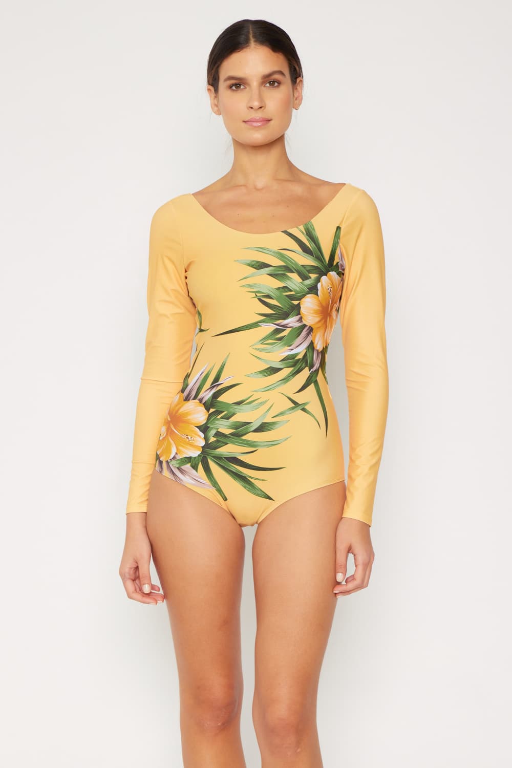 Traje de baño de una pieza de manga larga Cool Down de Marina West Swim