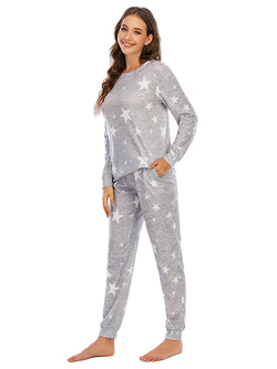 Conjunto de estar por casa con top y pantalón de estrellas