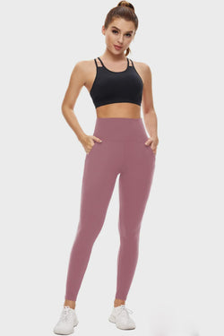 Pocketed High Waist Active Leggings