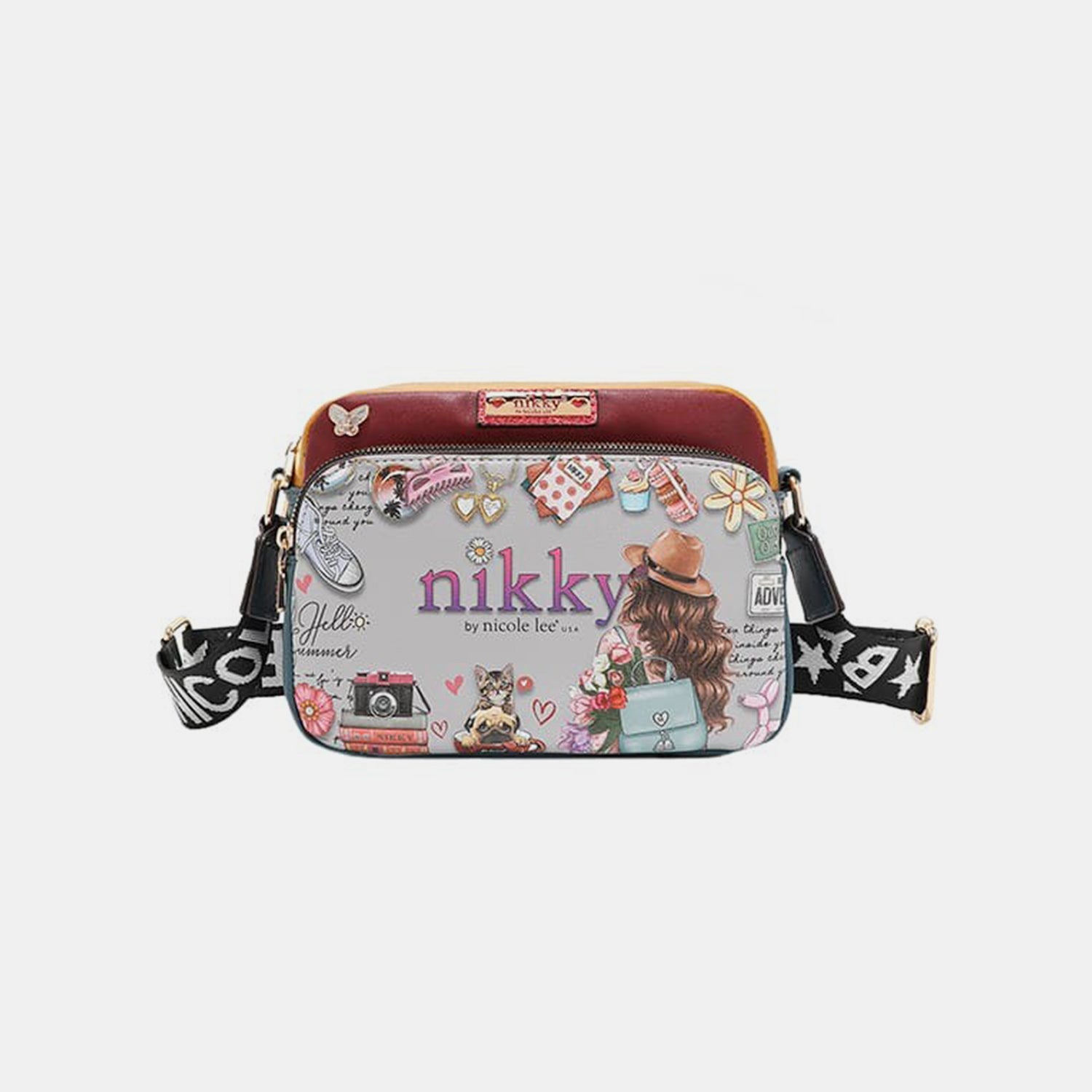 Bolso bandolera Nikky World de Nicole Lee USA